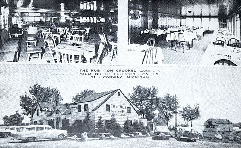 Mr. Jons (Hubs, Jonathans Landing, Just Between Friends, Shenanigans) - Old Postcard Of The Hub (newer photo)
